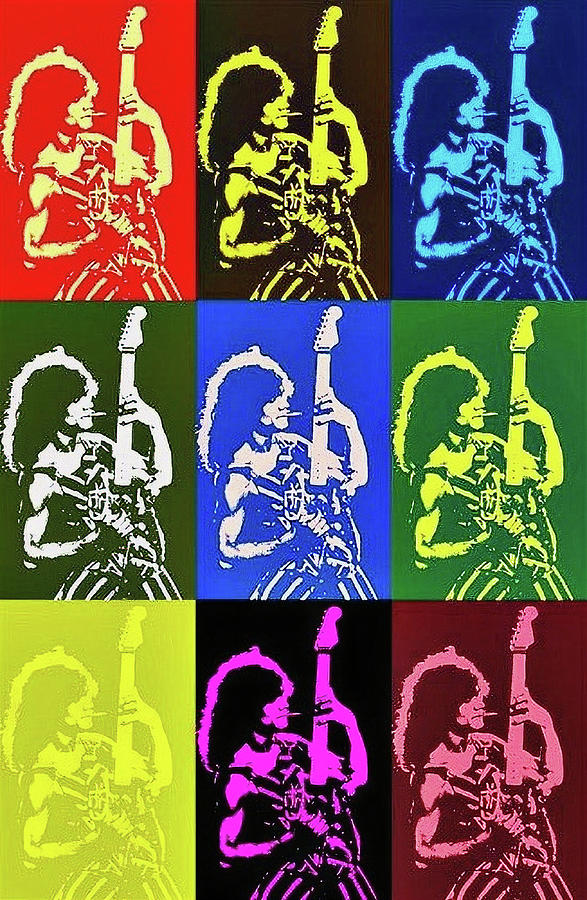 eddie van halen pop art