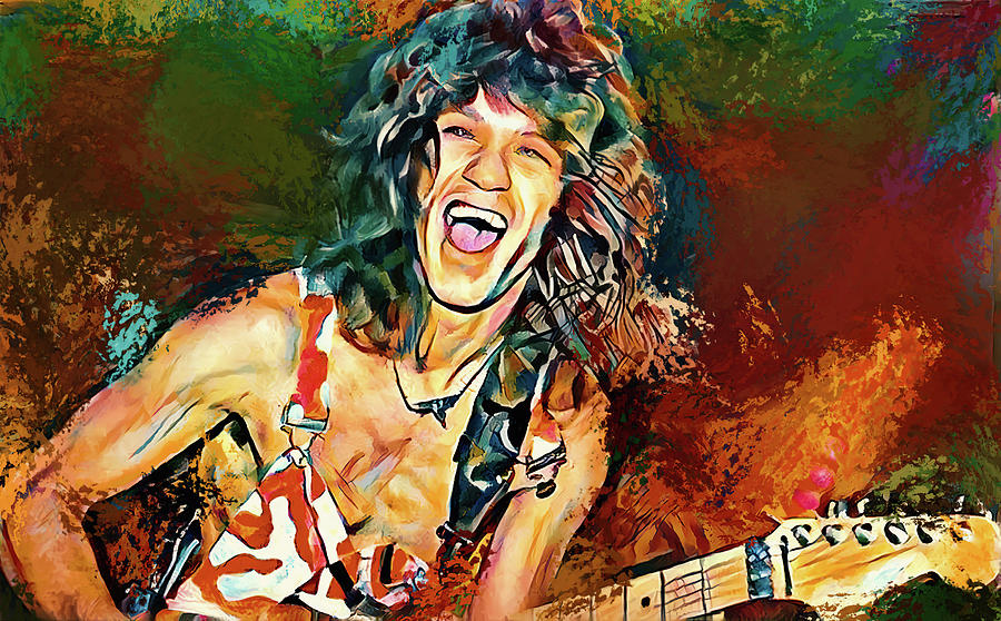 eddie van halen pop art