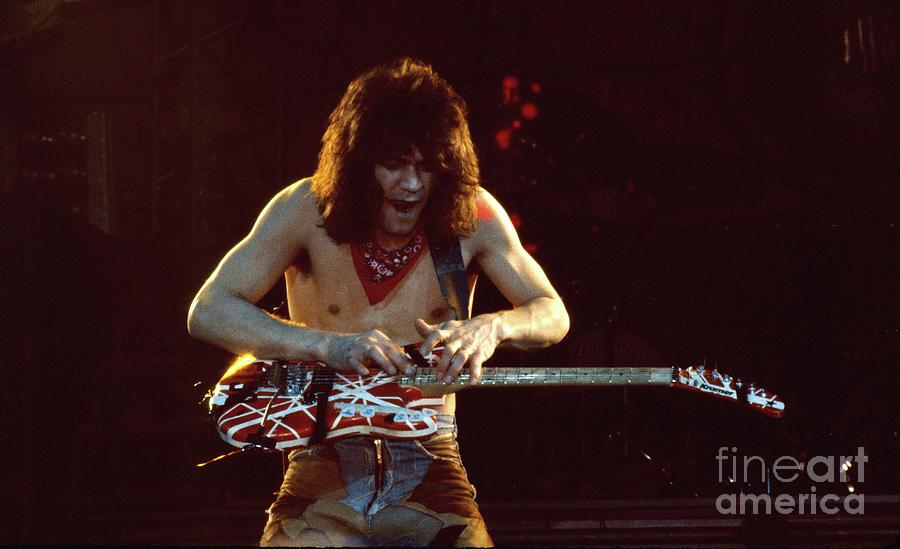 Musician Photograph - Eddie Van Halen - Van Halen by Concert Photos