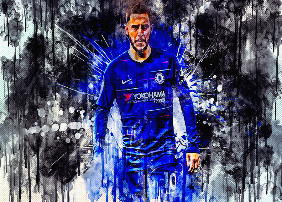 Eden Hazard Chelsea Fc Belgian Football Player Attacking Midfielder ...