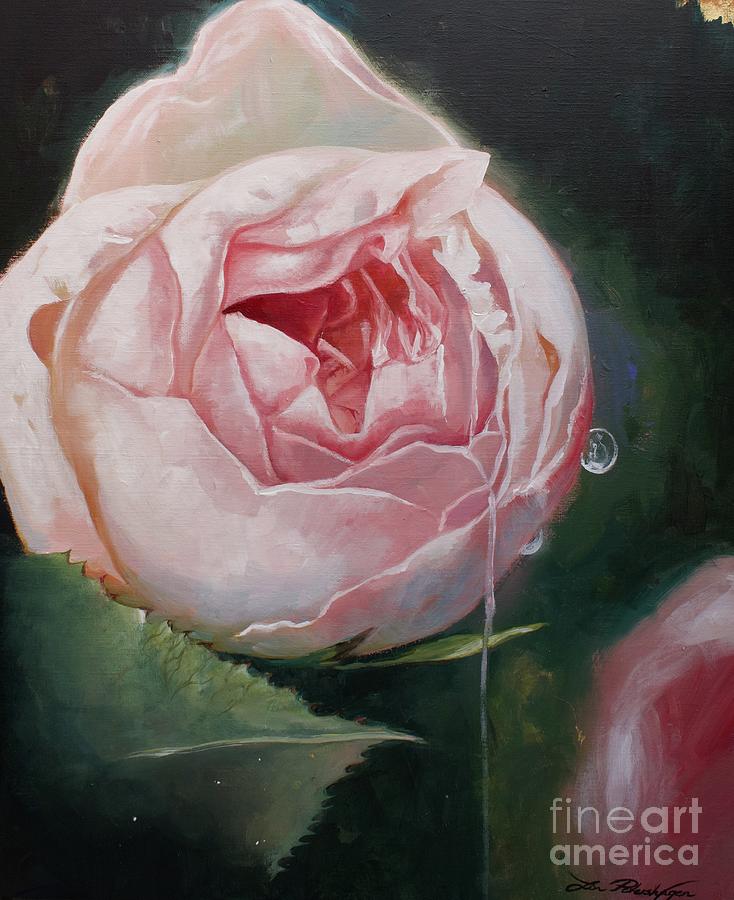 Eden Rose Painting by Lin Petershagen