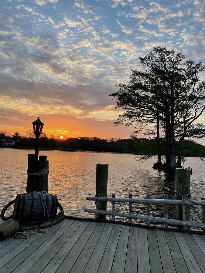 Edenton Town Docks Sunrise Photograph by Jeremy Davis - Fine Art America