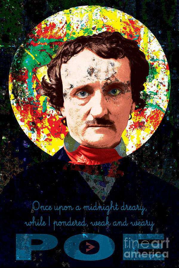 Edgar Allan Poe Digital Art by Zoran Maslic