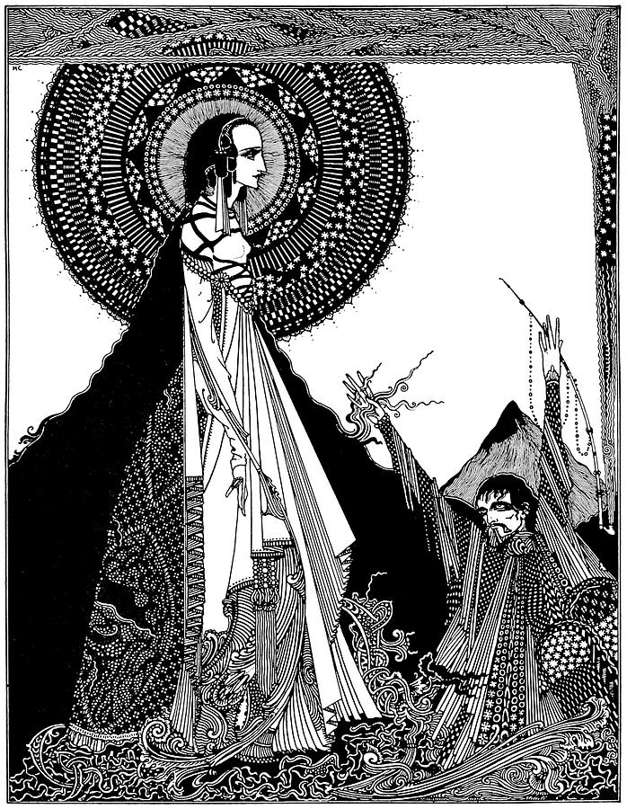 Edgar Allen Poe - Tales of Mystery and Imagination - Ligeia Drawing by Harry Clarke