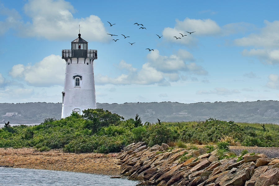 Architecture Photograph - Edgartown Lighthouse 3 by Marcia Colelli