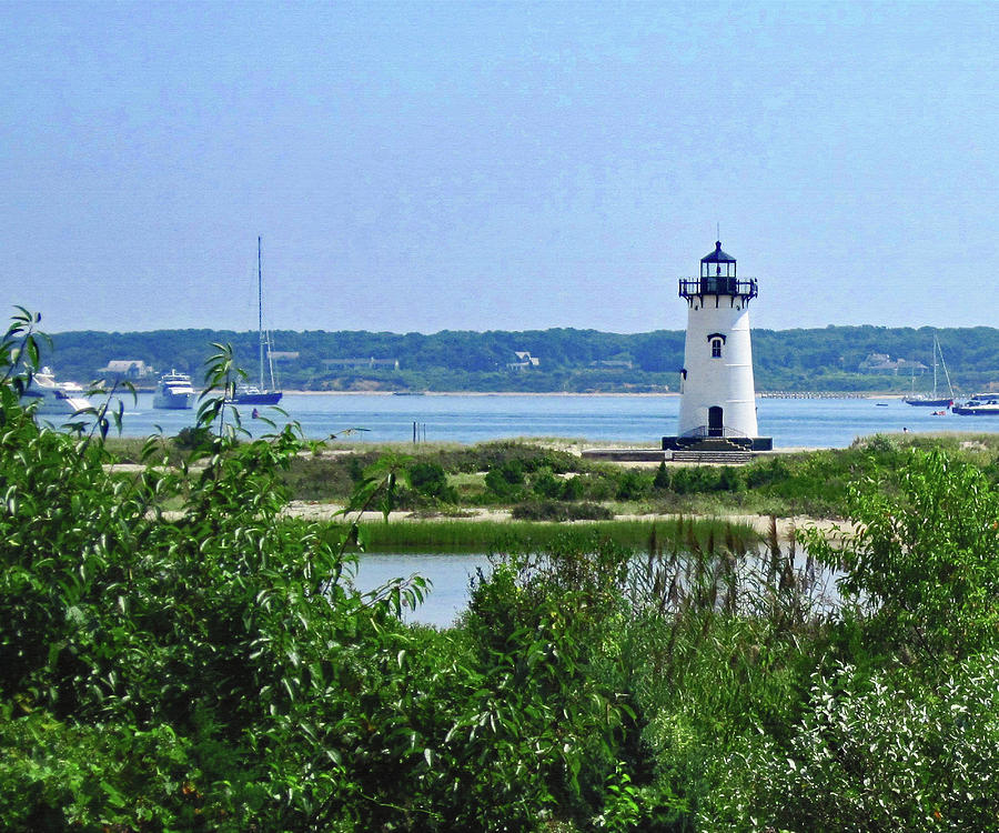 Edgartown Lighthouse 300				 Photograph by Sharon Williams Eng
