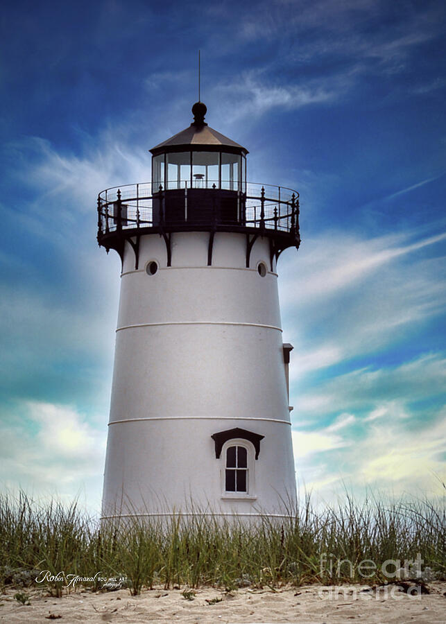 Edgartown Lighthouse Shoreline Photograph by Robin Amaral - Fine Art ...