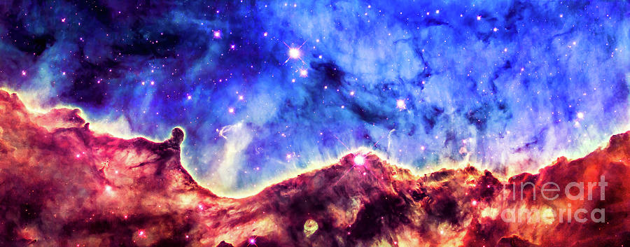 Edge of Carina Nebula in High Definition Photograph by M G Whittingham