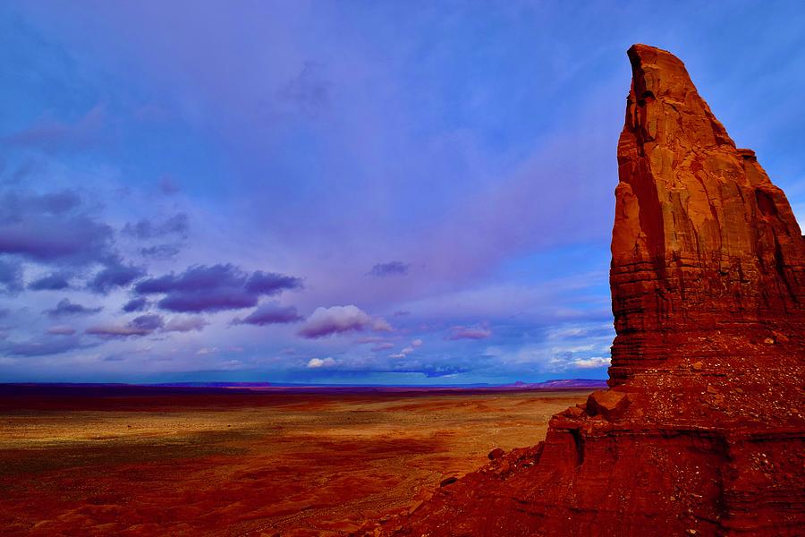 Edge of Spearhead Mesa, Monument Valley #2 Photograph by Bnte Creations
