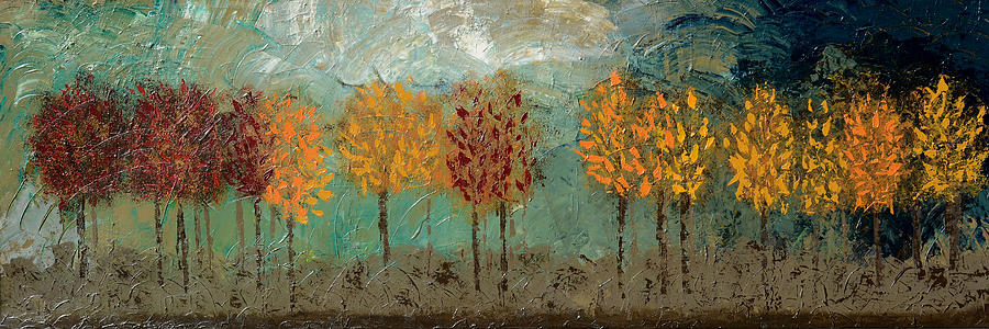 Edge of the Forest II Painting by Linda Bailey