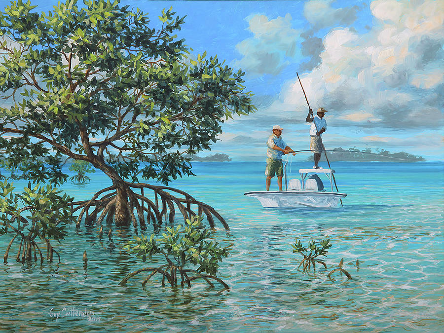 Edge Of The Mangroves Painting