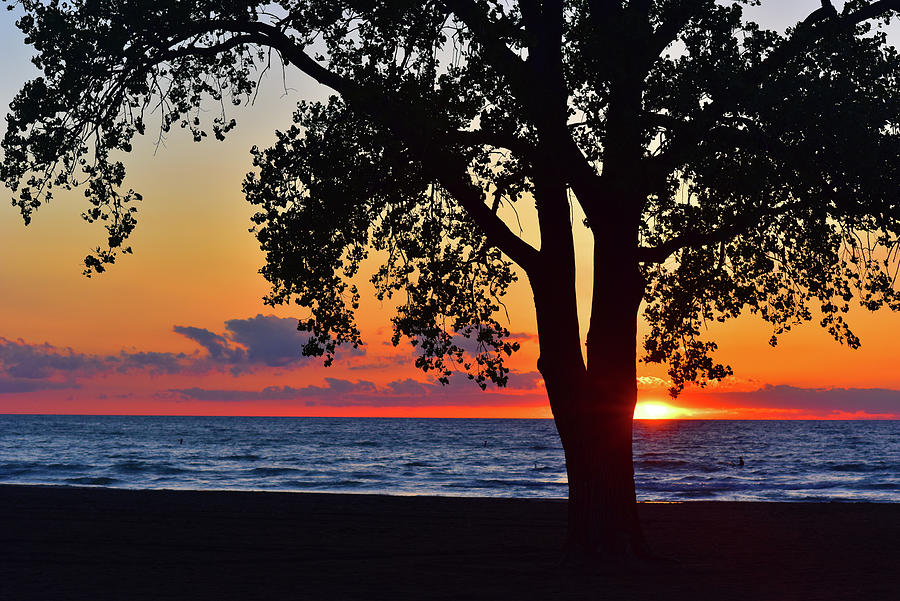 Edgewater Beach Sunset Photograph by Clint Buhler