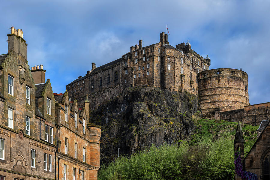 Edinburgh Castle From Grassmarket Square Photograph by Artur Bogacki