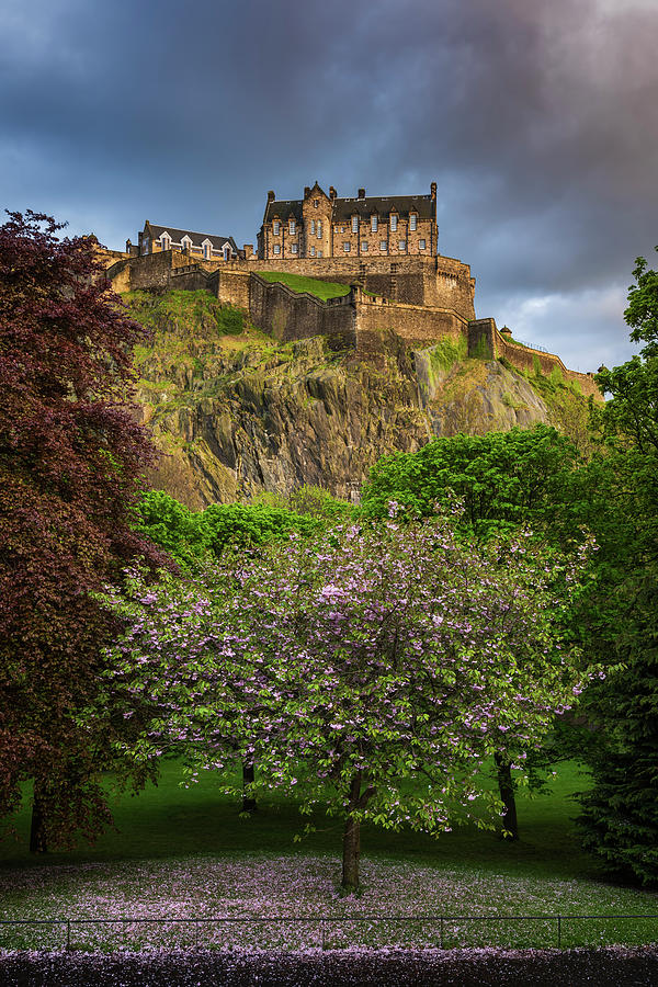 Edinburgh Castle In Spring Photograph by Artur Bogacki