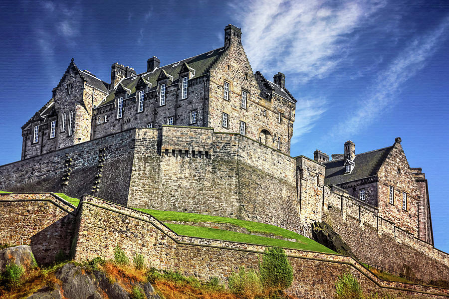 Edinburgh Castle Scotland  Photograph by Carol Japp