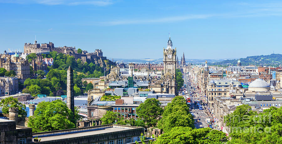Edinburgh city skyline, Scotland Photograph by Neale And Judith Clark
