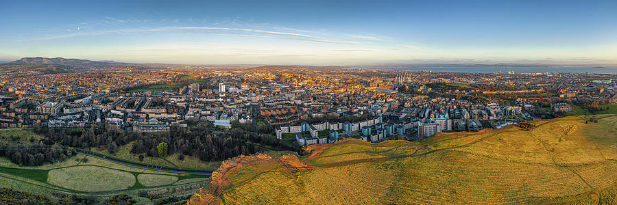 Edinburgh From Salisbury Crags Photograph