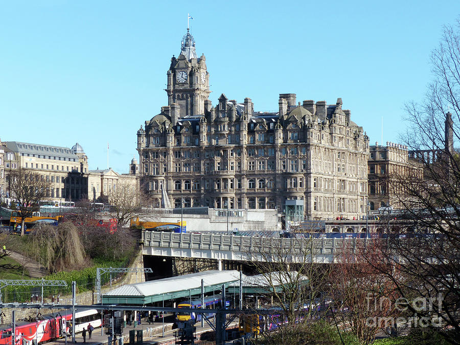 Edinburgh Waverley and the Balmoral Hotel Photograph by Phil Banks