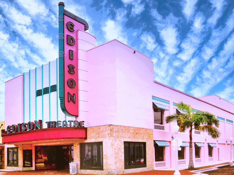 Edison Theatre Fort Myers Photograph by Dominic Piperata