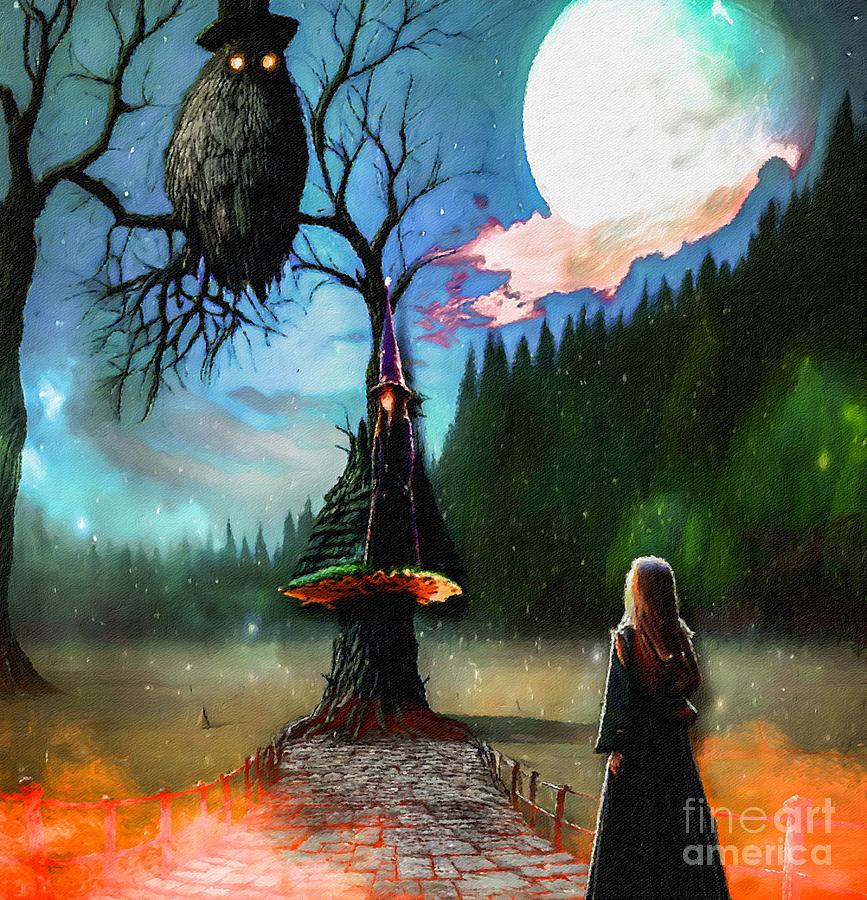 Edit This 75-Halloween Theme Digital Art by Lauries Intuitive
