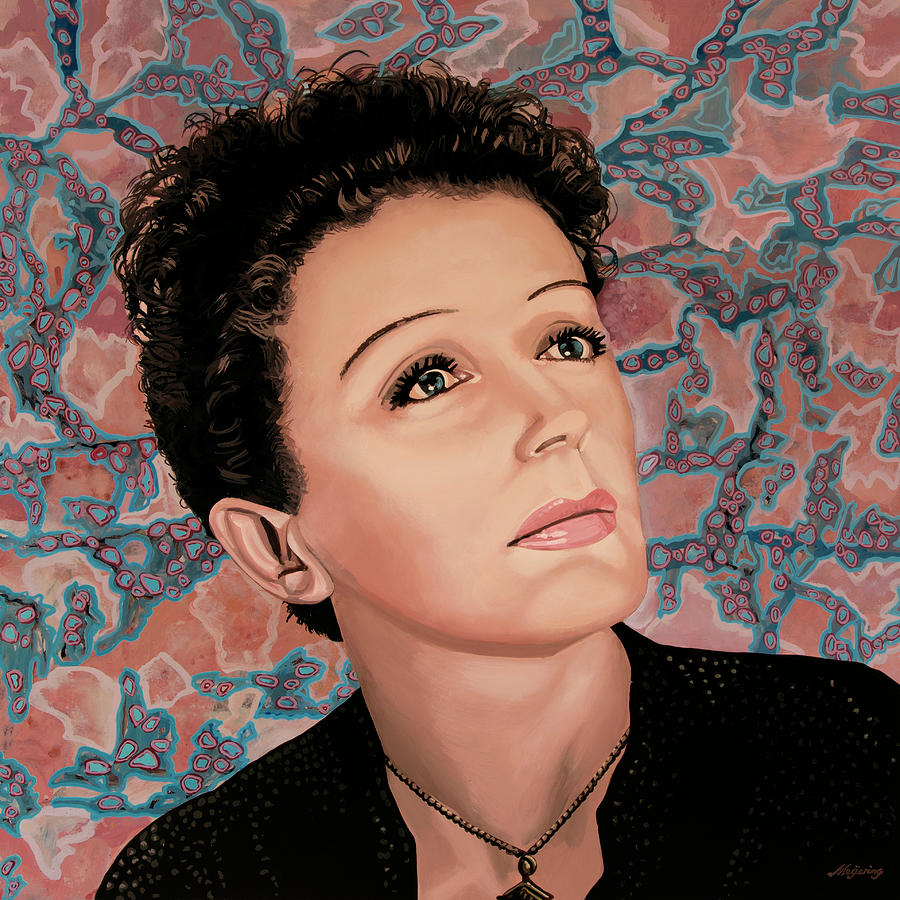 Edith Piaf Painting Painting by Paul Meijering