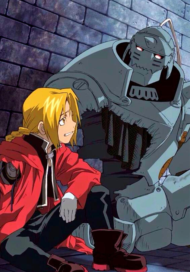 Edward and Alphonse Elric Fullmetal Alchemist Brotherhood Digital Art ...