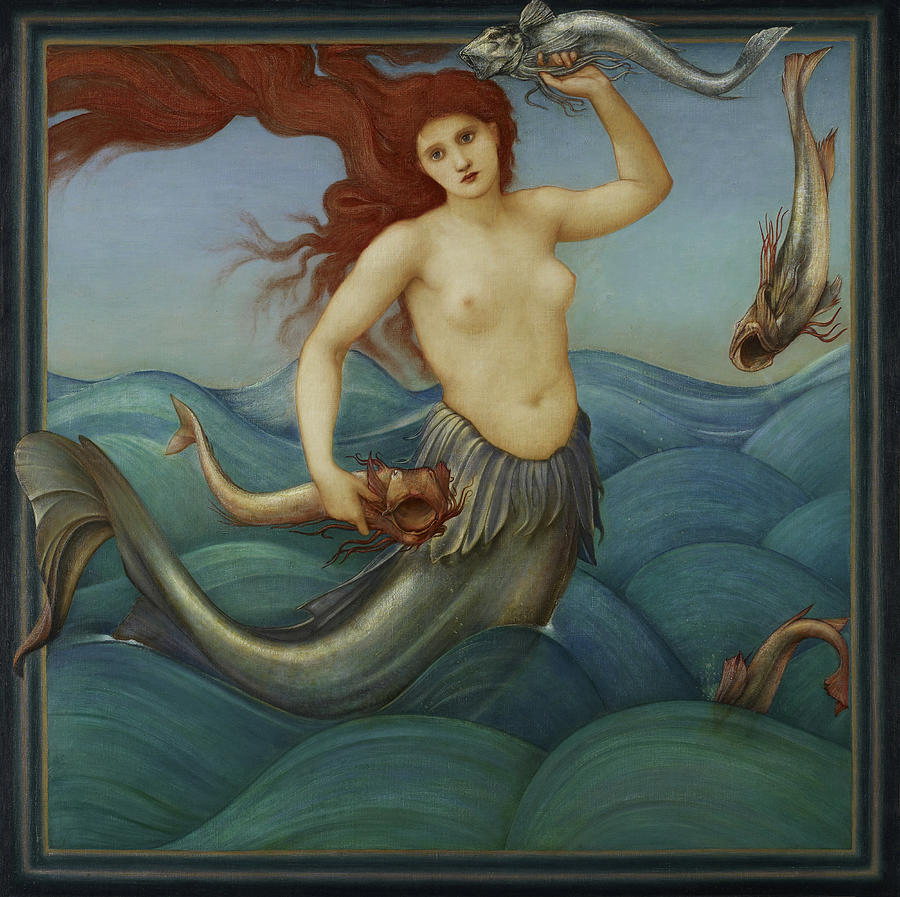 A Sea Nymph Painting