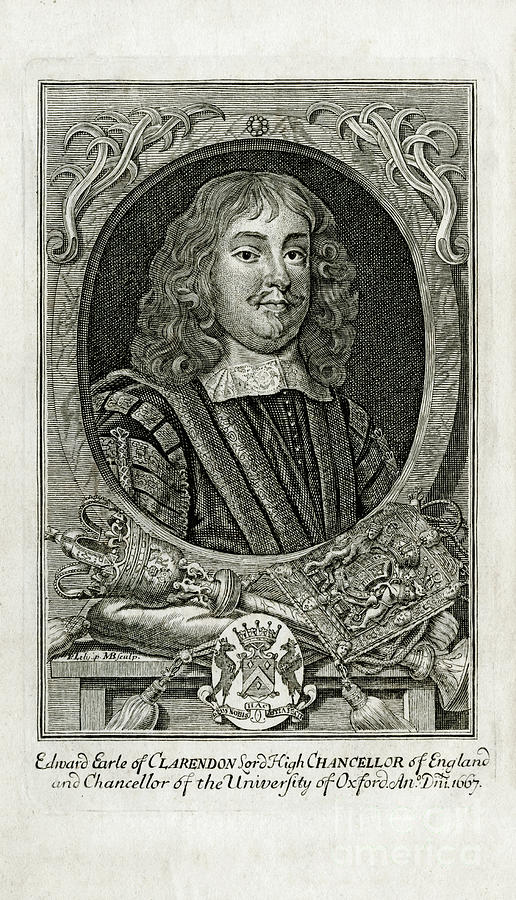 Edward Hyde, Earl of Clarendon, English Civil War historian - scan of ...