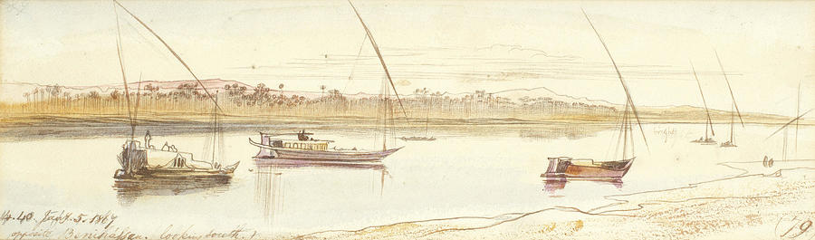 EDWARD LEAR On the Nile Painting by Artistic Rifki