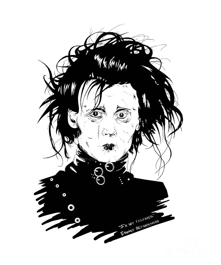 Edward Scissorhands 2 Tapestry - Textile by Adam Parker - Pixels