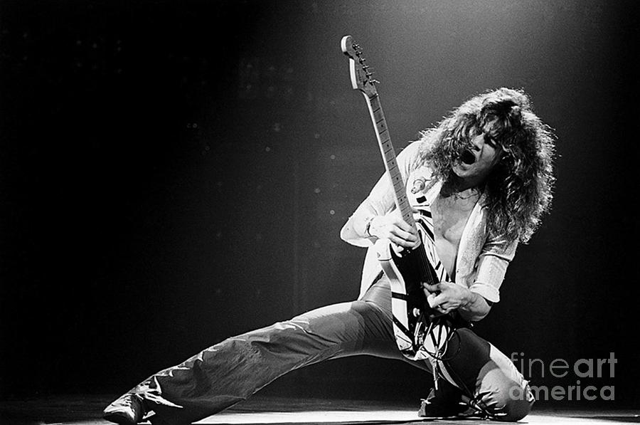 Edward Van Halen - Stage Right Photograph by Anthony Schafer