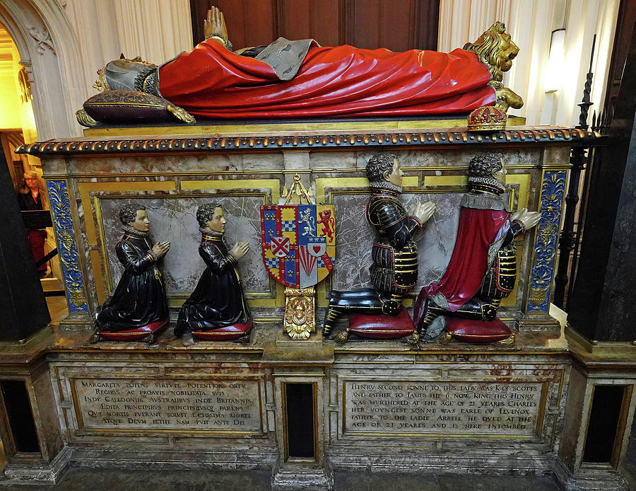 Effigy Of Margaret Countess Of Lennox Within The Westminster Abbey In London England Photograph