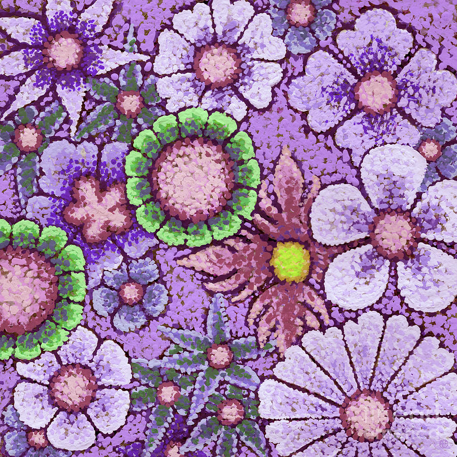 Efflorescent V3 20 Painting by Amy E Fraser Efflorescent V3 20 Painting by Amy E Fraser