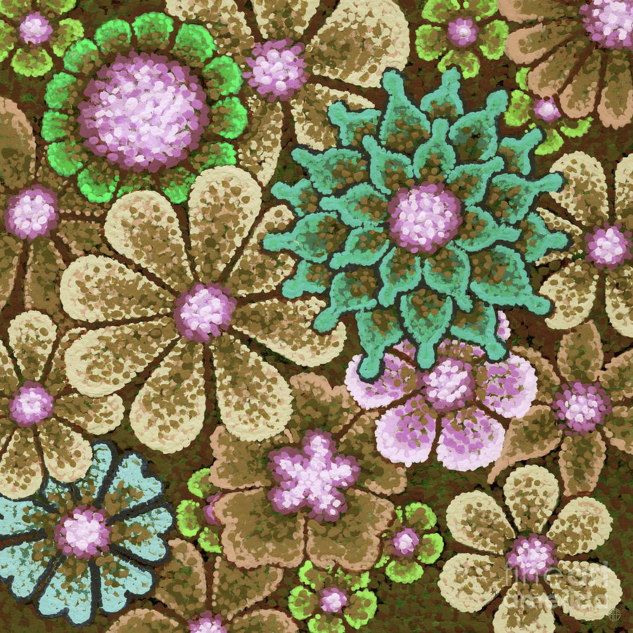 Efflorescent V3 24 Painting by Amy E Fraser Efflorescent V3 24 Painting by Amy E Fraser