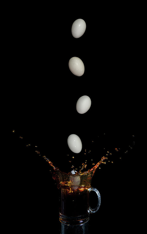 Egg Drop Coffee Cup Photograph by Jane Ballard - Fine Art America