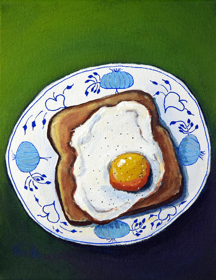 Chicago Painting - Egg On Toast by David Hinds