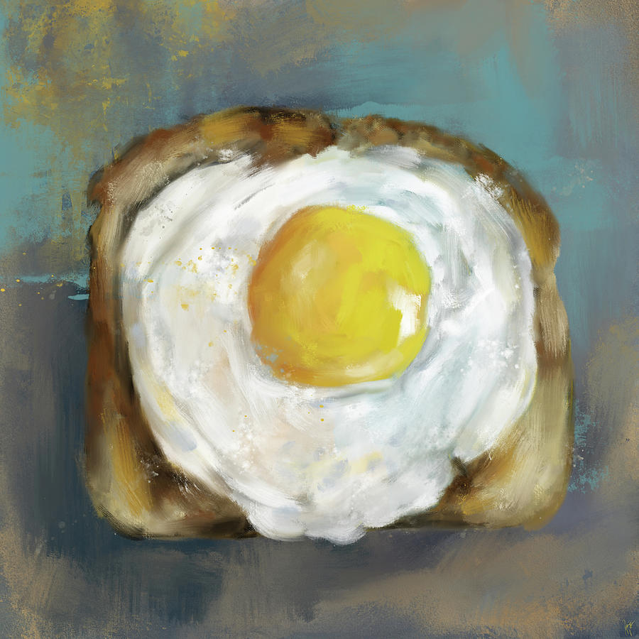 Egg On Toast Painting by Jai Johnson