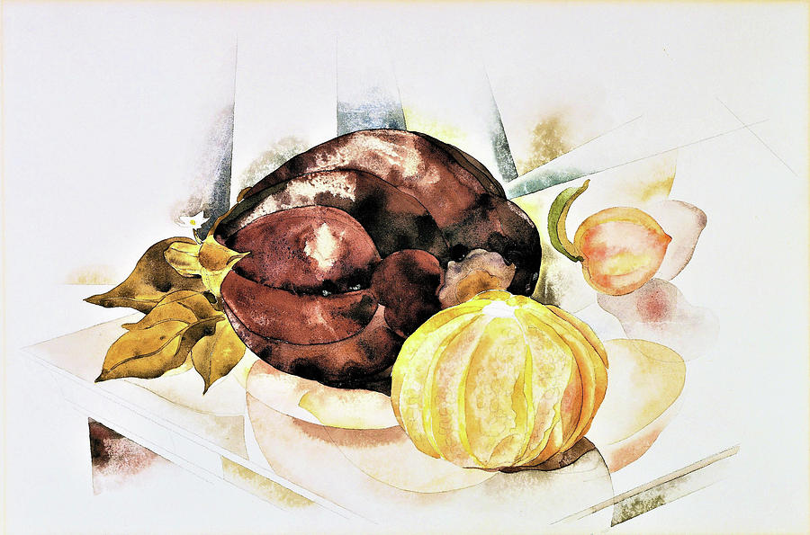 Charles Demuth Painting - Eggplant - Digital Remastered Edition by Charles Demuth