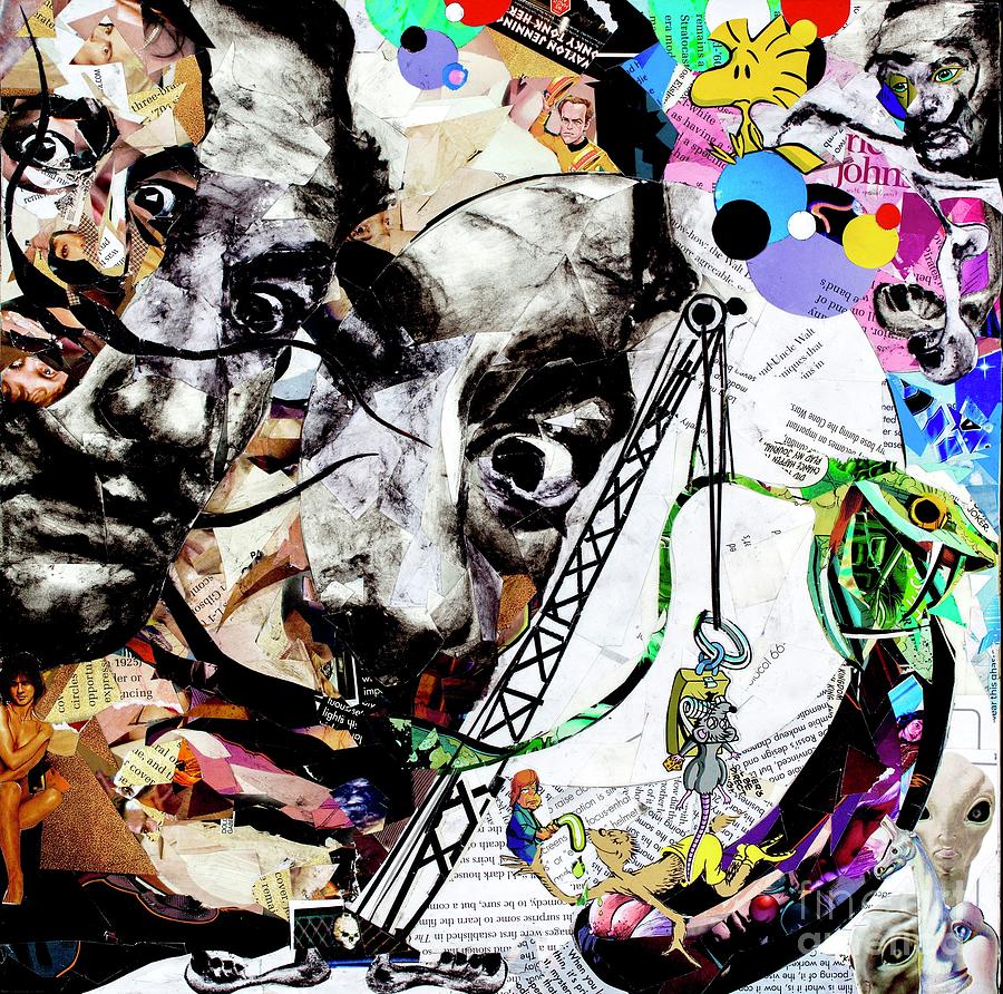 Eggplants Mixed Media by Mark Eliason Eggplants Mixed Media by Mark Eliason