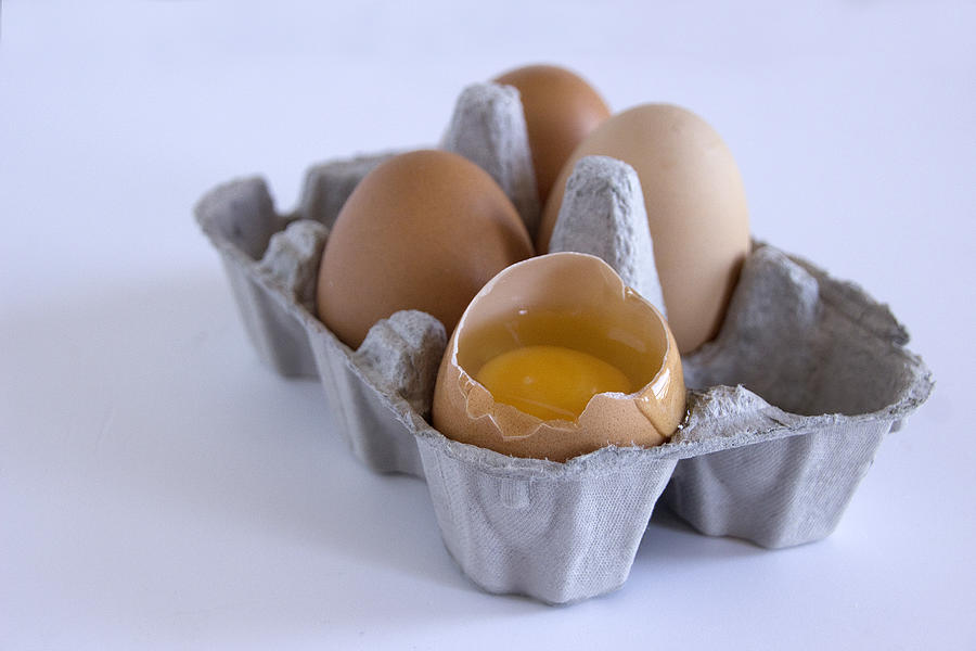 Eggs Photograph by Acronycal