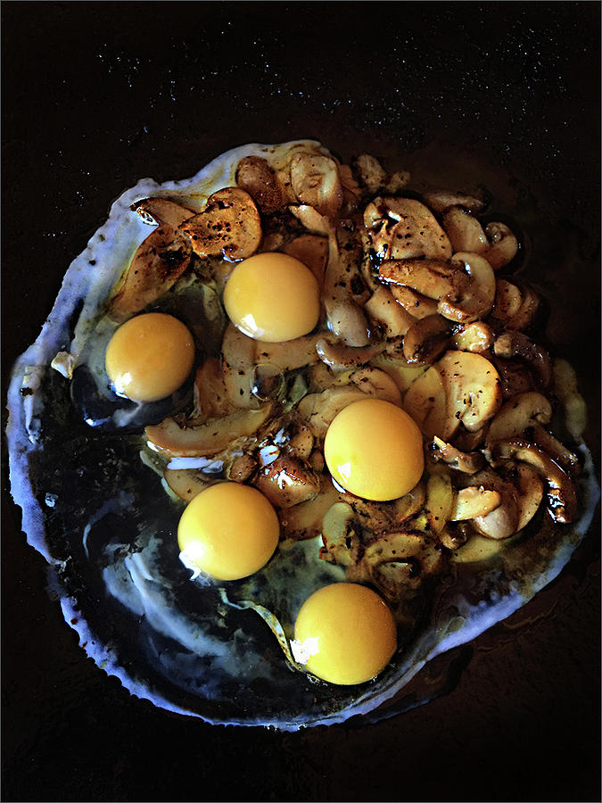 Eggs And Mushroom Dish Photograph