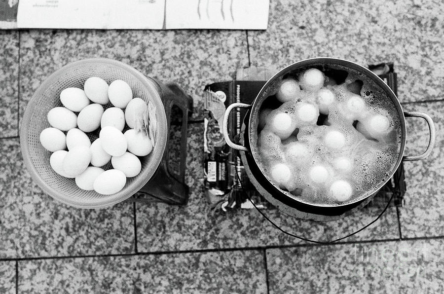 Egg Photograph - Eggs Boiling by Dean Harte