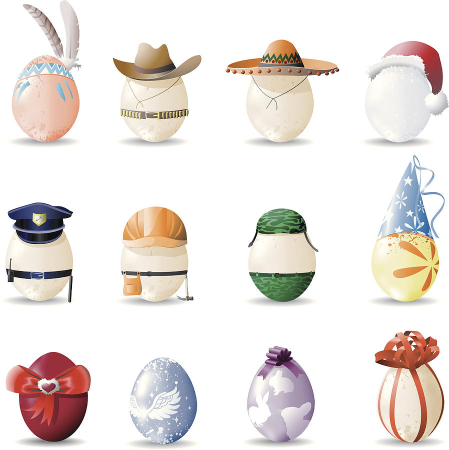 Eggs Drawing by Ilustro