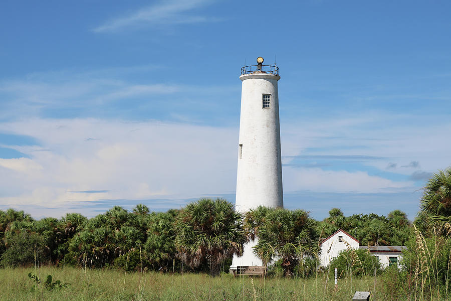 Egmont Key Lighthouse in Color Photograph by Robert Wilder Jr