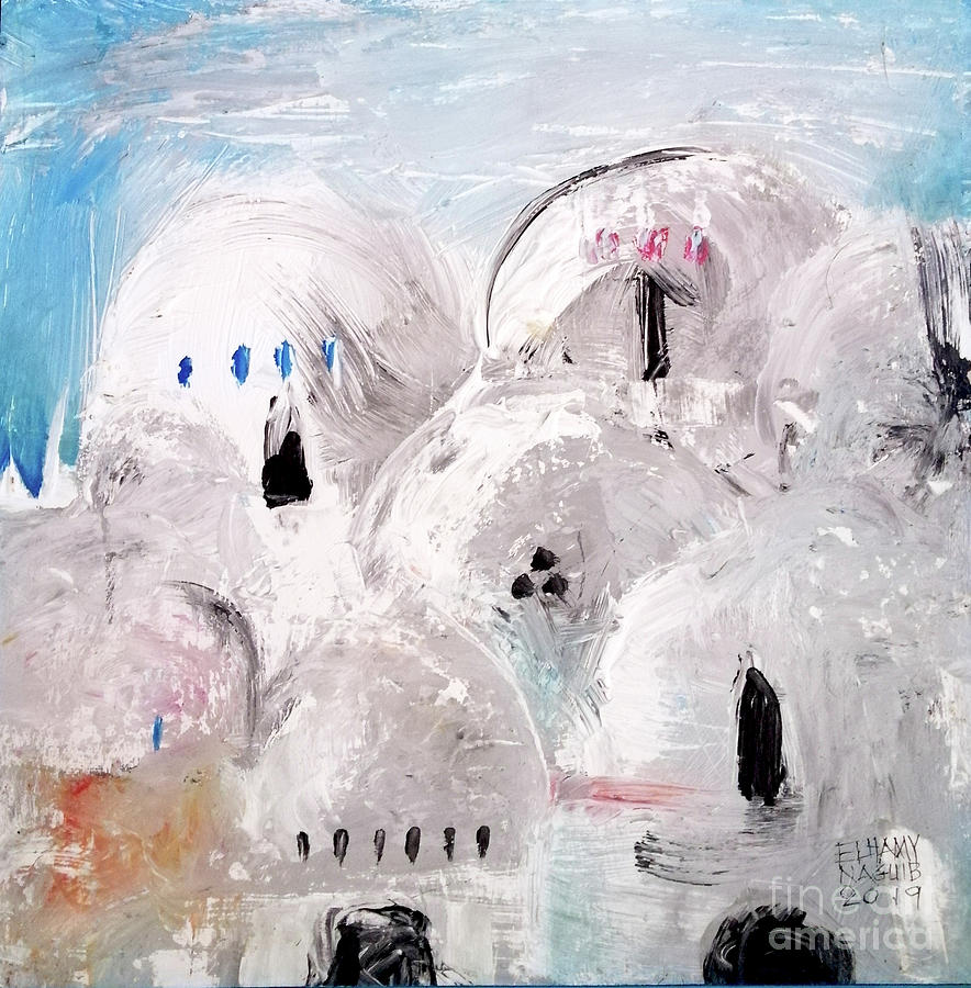 Egypt domes at noon Painting by Elhamy Naguib Egypt domes at noon Painting by Elhamy Naguib