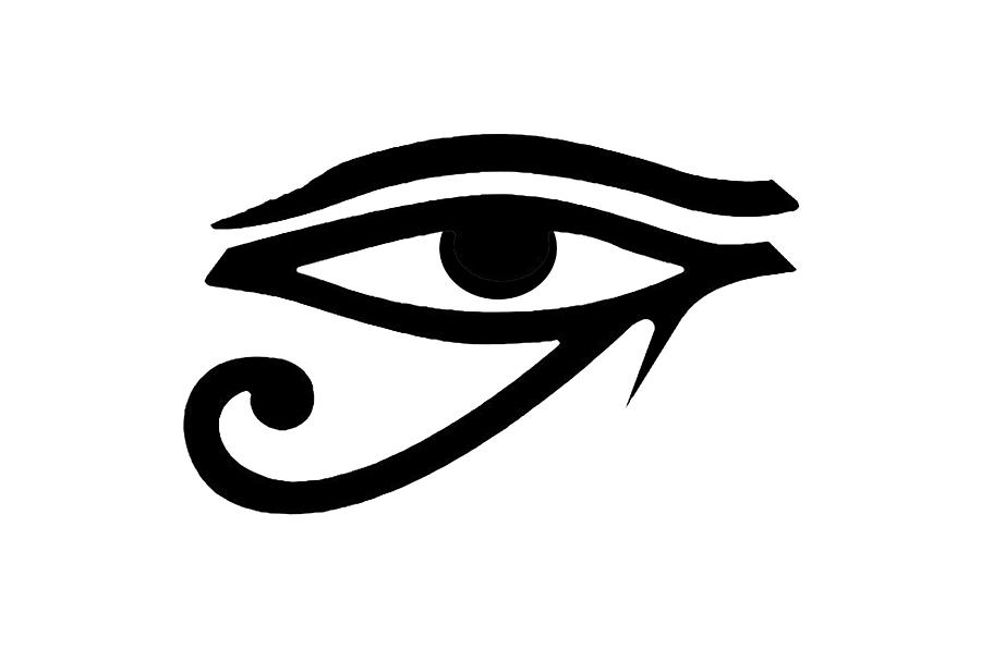 Sign Digital Art - Egypt, Egyptian, All seeing eye. Evil Eye. by Tom Hill