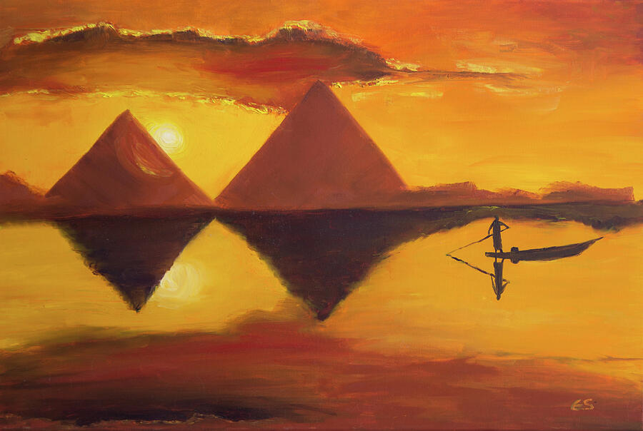 Egypt Painting by Evelyn Snyder