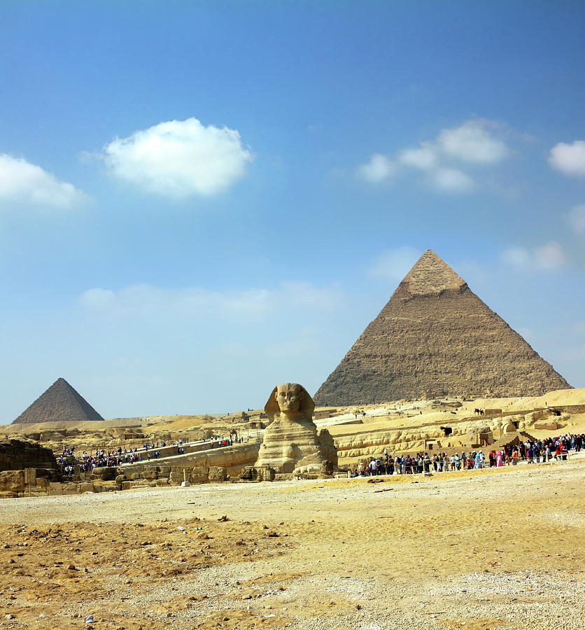 Egypt Pyramid And Sphinx Photograph by Mikhail Kokhanchikov