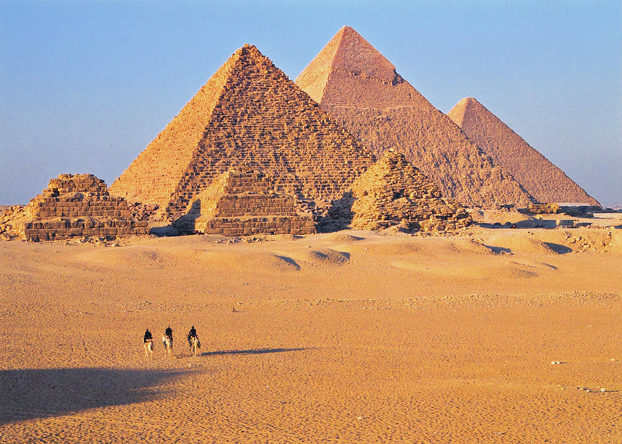 Egypt Pyramids Photograph by Claude Taylor