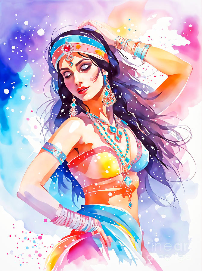 Egyptian Belly Dancer XIII Digital Art By Munir Alawi   Fine Art America